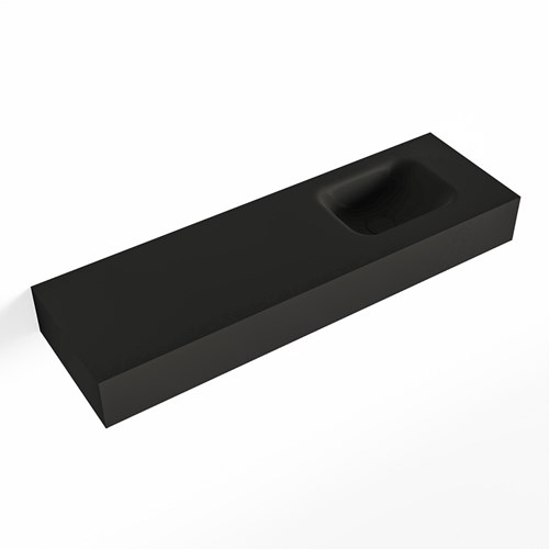 LEX Urban Lavabo sospeso à parete solid surface 100cm. Posizione lavabo Destra.