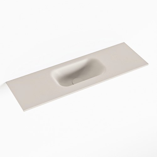 EDEN Linen Lavabo encastré solid surface 71cm. Position lavabo Centrée.