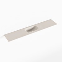 EDEN Linen Lavabo encastrado solid surface 111cm. Posición del fregadero Centro.