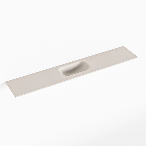 EDEN Linen Inset / Built-in Basin solid surface 121cm. Position basin Center.
