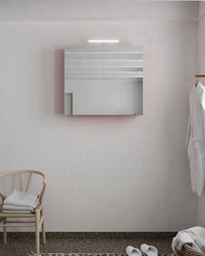 CUBB Camerino 80x70x16cm color Fire con 2 puertas.
