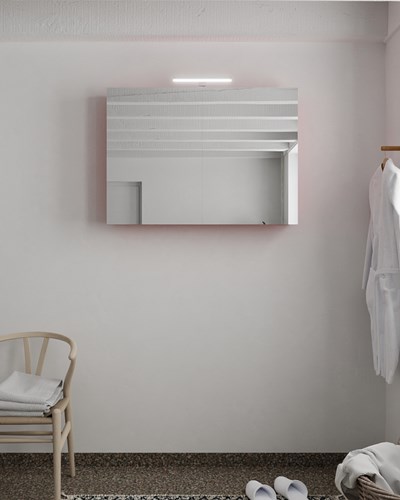 CUBB Camerino 100x70x16cm color Fire con 2 puertas.
