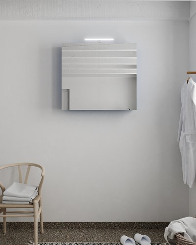 CUBB Camerino 80x70x16cm color Jeans con 2 puertas.