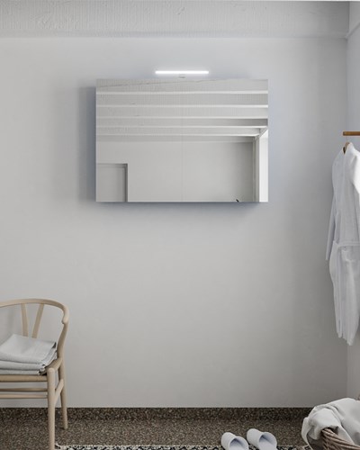 CUBB Camerino 100x70x16cm color Jeans con 2 puertas.