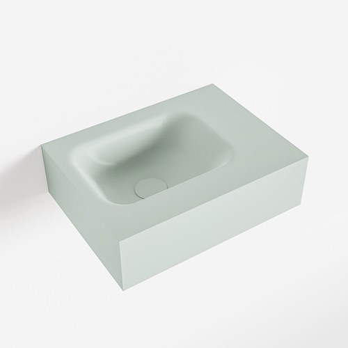 LEX Greey Lavabo suspendido de solid surface 40cm. Posición del fregadero Izquierda.