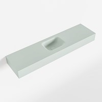 LEX Greey Lavabo sospeso à parete solid surface 120cm. Posizione lavabo Centro.