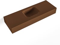 LEX Rust vrijhangende solid surface wastafel 90cm. Positie wasbak midden