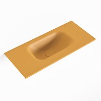 EDEN Ocher solid surface inleg wastafel voor badmeubel 51cm. Positie wasbak midden