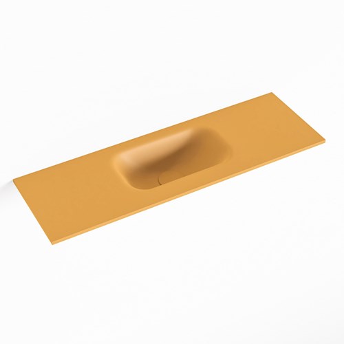 EDEN Ocher Lavabo incasso solid surface 70cm. Posizione lavabo Centro.