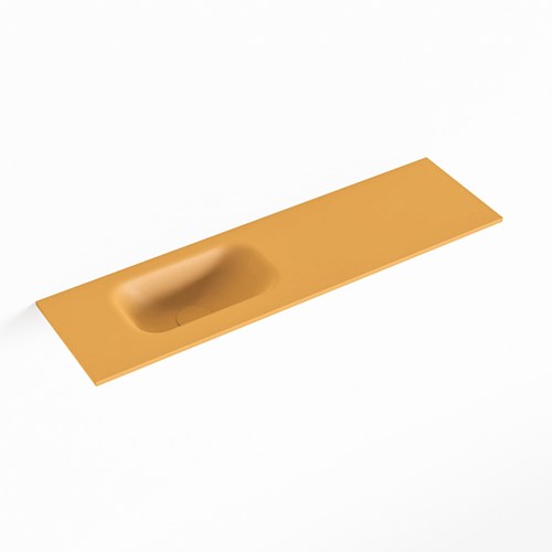 EDEN Ocher Lavabo encastré solid surface 80cm. Position lavabo Gauche.