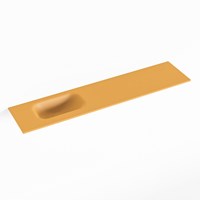 EDEN Ocher Inset / Built-in Basin solid surface 101cm. Position basin Left.