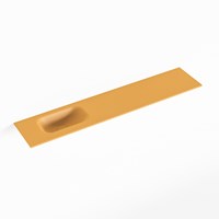 EDEN Ocher Lavabo incasso solid surface 111cm. Posizione lavabo Sinistra.