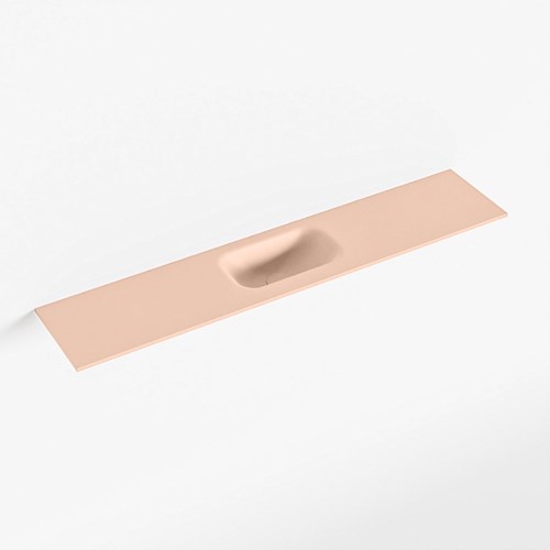 EDEN Rosee Lavabo encastrado solid surface 110cm. Posición del fregadero Centro.