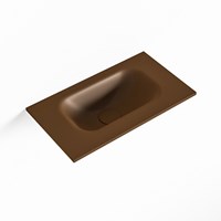 EDEN Rust einbauwaschbecken solid surface (mineralwerkstoff) 40cm. Waschbeckenposition Mittig.