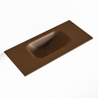 EDEN Rust Lavabo encastré solid surface 51cm. Position lavabo Centrée.