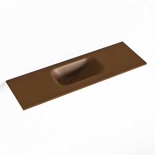 EDEN Rust einbauwaschbecken solid surface (mineralwerkstoff) 70cm. Waschbeckenposition Mittig.