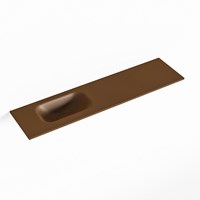 EDEN Rust Inset / Built-in Basin solid surface 91cm. Position basin Left.