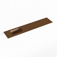 EDEN Rust Lavabo encastrado solid surface 111cm. Posición del fregadero Izquierda.