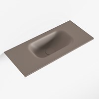 EDEN Smoke einbauwaschbecken solid surface (mineralwerkstoff) 51cm. Waschbeckenposition Rechts.