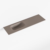 EDEN Smoke Lavabo encastrado solid surface 80cm. Posición del fregadero Izquierda.