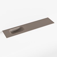 EDEN Smoke Inset / Built-in Basin solid surface 101cm. Position basin Left.
