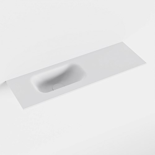 EDEN Talc einbauwaschbecken solid surface (mineralwerkstoff) 71cm. Waschbeckenposition Links.