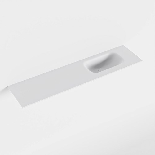 EDEN Talc Lavabo encastrado solid surface 90cm. Posición del fregadero Derecho.