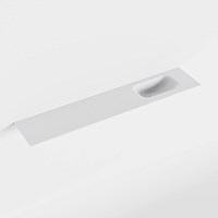 EDEN Talc einbauwaschbecken solid surface (mineralwerkstoff) 110cm. Waschbeckenposition Rechts.