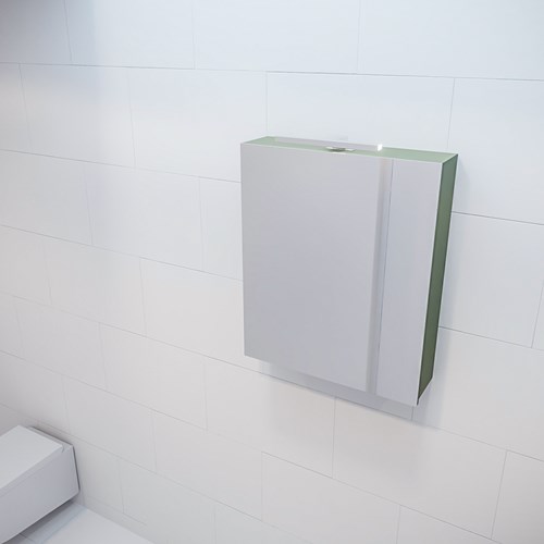 CUBB Camerino 50x70x16cm color Army con 1 puerta.
