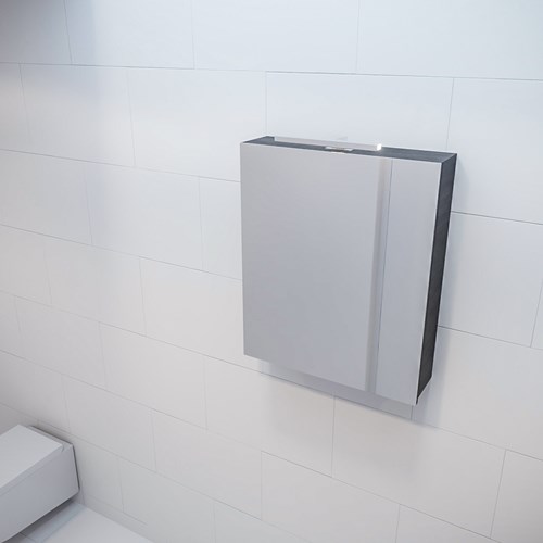 CUBB Camerino 50x70x16cm color Dark Brown con 1 puerta.