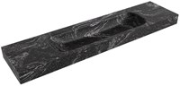BIG LARGE Lava Wall-Hung Basin solid surface 190cm. Position basin Center rim 12cm.