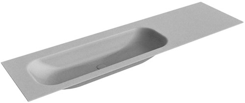 BIG MEDIUM Plata Lavabo encastrado de solid surface 171cm. Posición del fregadero Izquierda.