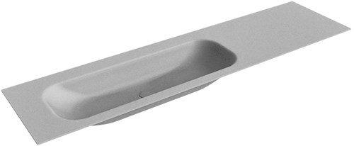 BIG MEDIUM Plata Lavabo encastrado de solid surface 181cm. Posición del fregadero Izquierda.
