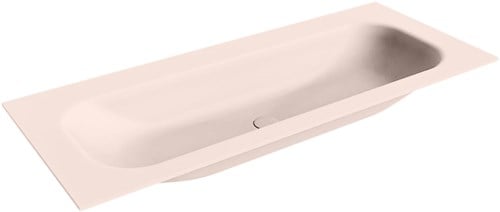 BIG MEDIUM Rosee Lavabo encastrado de solid surface 111cm. Posición del fregadero Centro.