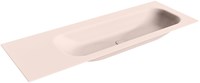 BIG Medium Rosee Inset / Built-in Basin solid surface 131cm. Position basin Right.