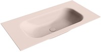 BIG Small Rosee Einbauwaschbecken aus solid surface (mineralwerkstoff) 90cm. Waschbeckenposition Mittig.