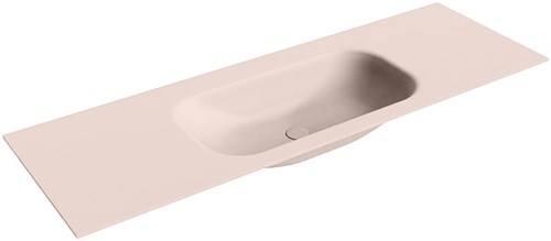 BIG Small Rosee Inset / Built-in Basin solid surface 140cm. Position basin Center.