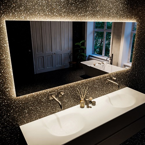 MONDIAZ BRIGHT miroir 70x160cm Rectangle avec éclairage LED.