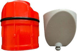 Cartuccia con membrana e unità di click per tutti i sifoni a scatto che risparmiano spazio di 6,7cm