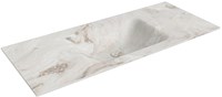 CLOUD Frappe Lavabo incasso solid surface 111cm. Posizione lavabo Centro.