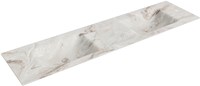 CLOUD Frappe Einbauwaschbecken aus solid surface (mineralwerkstoff) 180cm. Waschbeckenposition Doppelt.