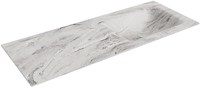 CLOUD Glace Lavabo incasso solid surface 121cm. Posizione lavabo Destra.