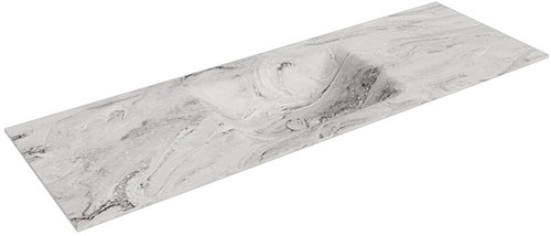 CLOUD Glace Inset / Built-in Basin solid surface 140cm. Position basin Center.