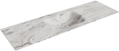 CLOUD Glace Inset / Built-in Basin solid surface 151cm. Position basin Center.