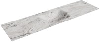 CLOUD Glace Inset / Built-in Basin solid surface 171cm. Position basin Center.