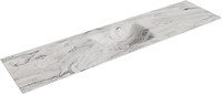 CLOUD Glace Lavabo incasso solid surface 191cm. Posizione lavabo Centro.