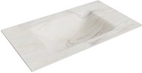 CLOUD Ostra Inset / Built-in Basin solid surface 81cm. Position basin Center.