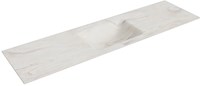 CLOUD Ostra Lavabo incasso solid surface 170cm. Posizione lavabo Centro.