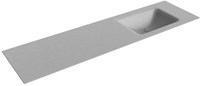 CLOUD Plata Inset / Built-in Basin solid surface 171cm. Position basin Right.