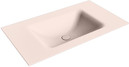 CLOUD Rosee Inset / Built-in Basin solid surface 81cm. Position basin Center.